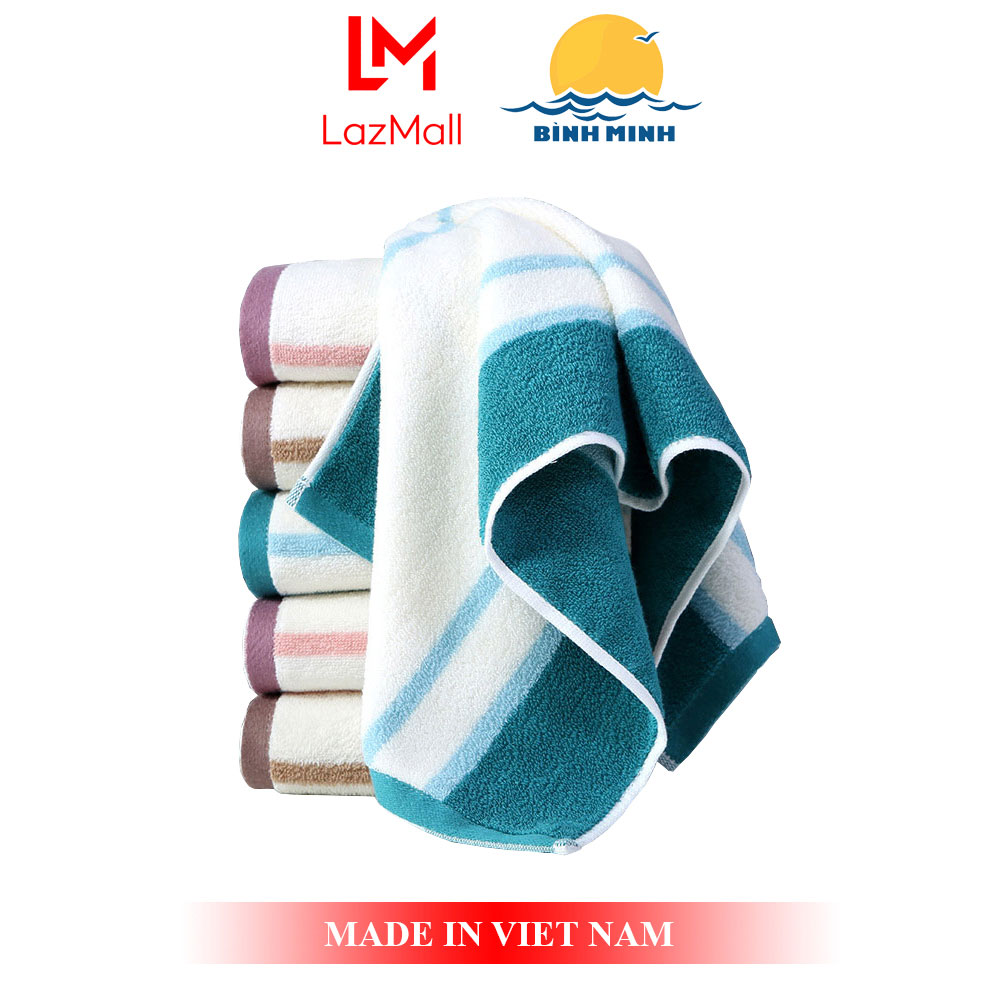 Khăn Lau Mặt Chất Liệu Cotton Thấm Hút Không Pha Tạp, Vải Mềm Mịn - Bình Minh