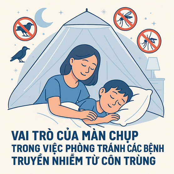 Vai trò của màn chụp trong việc phòng tránh các bệnh truyền nhiễm từ côn trùng