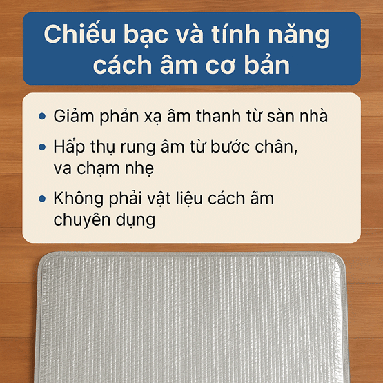 Chiếu bạc và tính năng cách âm cơ bản