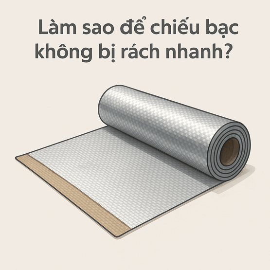 Làm sao để chiếu bạc không bị rách nhanh?