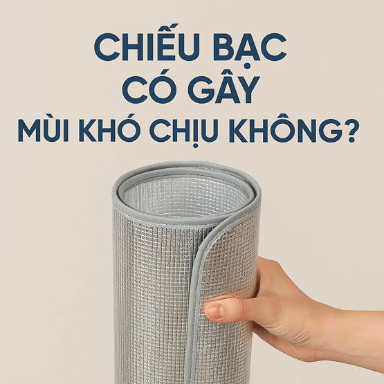 Chiếu bạc có gây mùi khó chịu không?