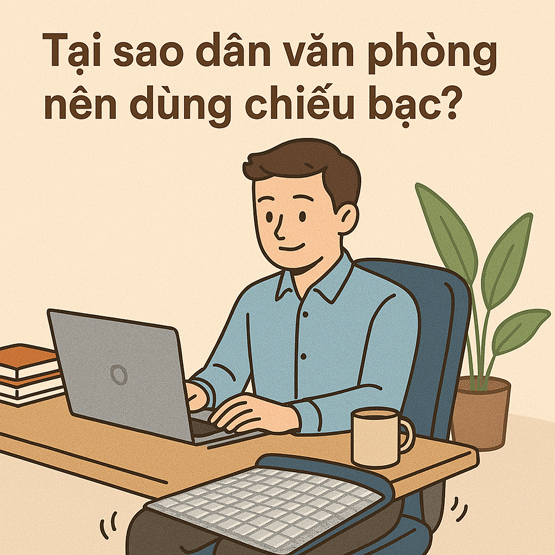 Tại sao dân văn phòng nên dùng chiếu bạc?
