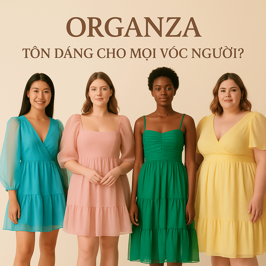 Vải Organza Có Phù Hợp Với Mọi Dáng Người Không? Góc Nhìn Chuyên Sâu
