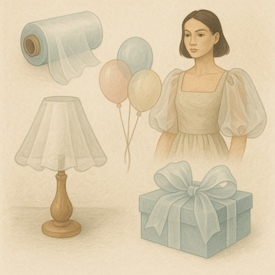 Những ứng dụng sáng tạo và bất ngờ của vải Organza.