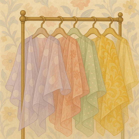 Dự đoán xu hướng màu sắc và họa tiết Organza cho mùa tới.