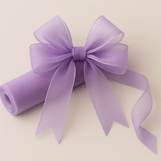 Cách làm nơ gói quà, nơ trang trí từ vải Organza.