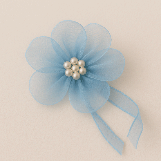 Hướng dẫn tự làm hoa vải Organza đơn giản, đẹp mắt.