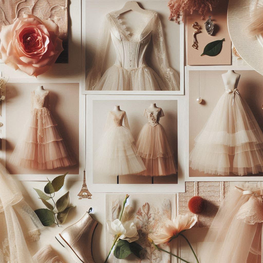 Moodboard: Phong cách thời trang lãng mạn (Romantic) với Organza.