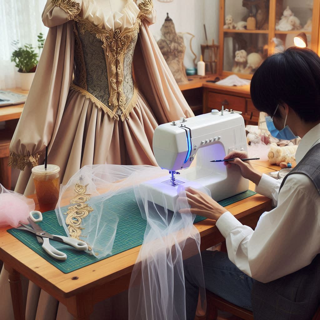 Sử dụng Organza trong trang phục Cosplay và hóa trang.