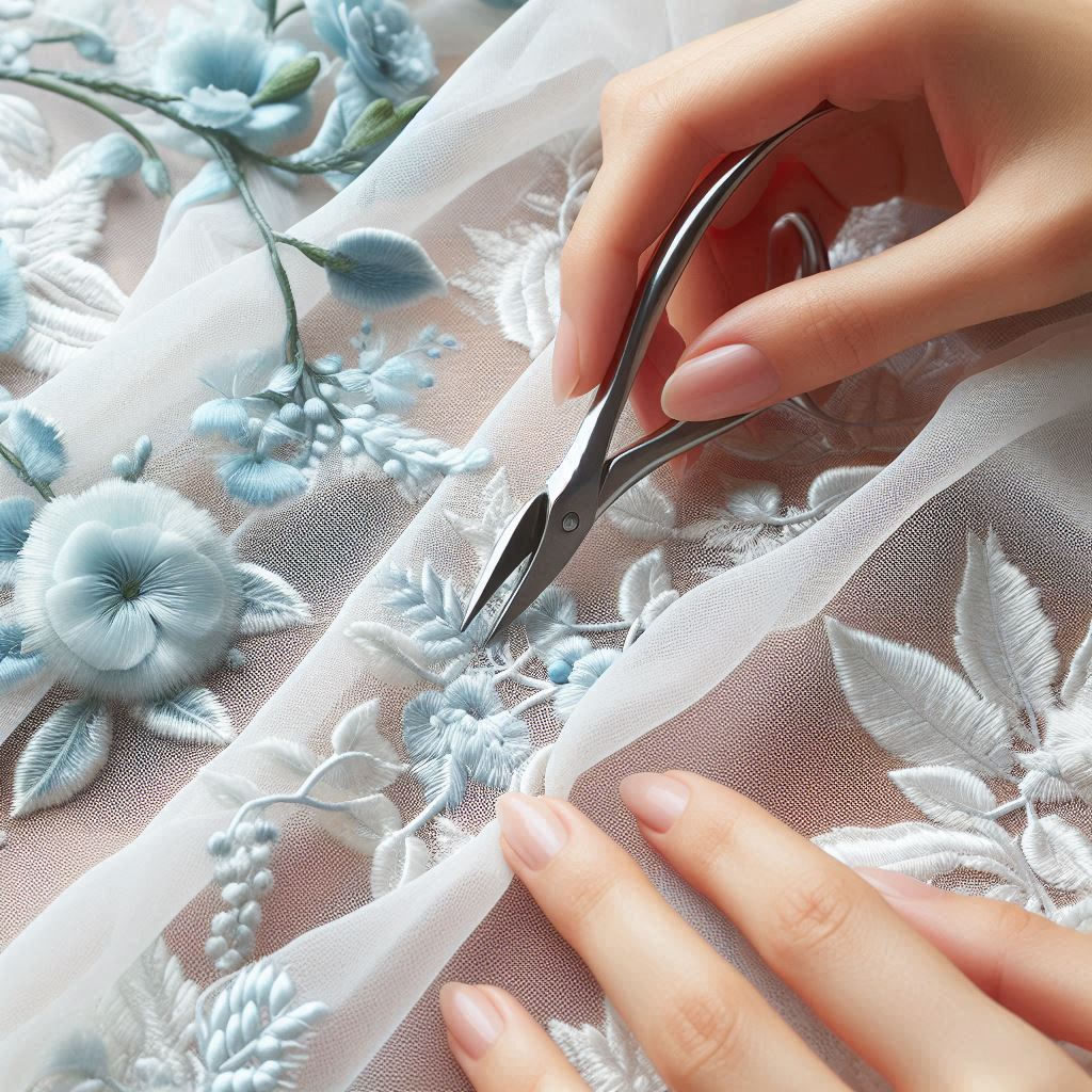 Vải Organza bị xước, rách nhỏ: Có cách nào cứu không?