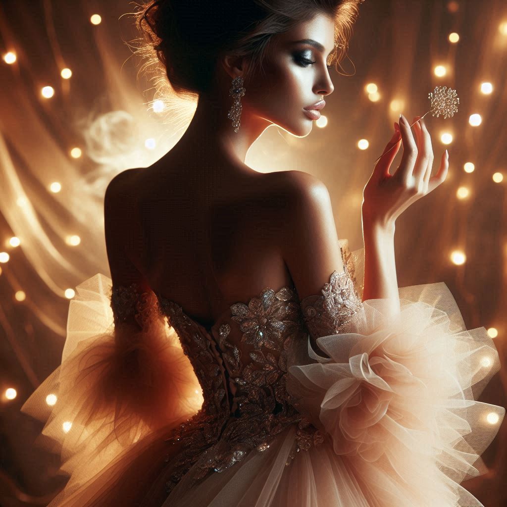 Đầm dạ hội Organza: Nâng tầm vẻ quyến rũ và sang trọng.