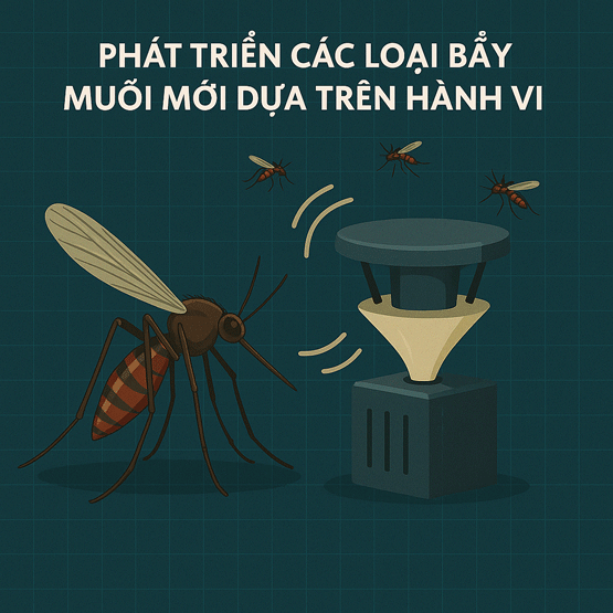 Phát triển các loại bẫy muỗi mới dựa trên hành vi.
