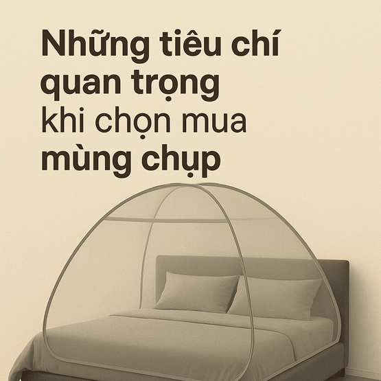 Những tiêu chí quan trọng khi chọn mua mung chụp