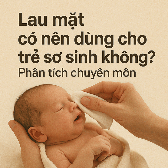 Khăn lau mặt có nên dùng cho trẻ sơ sinh không? Phân tích chuyên môn