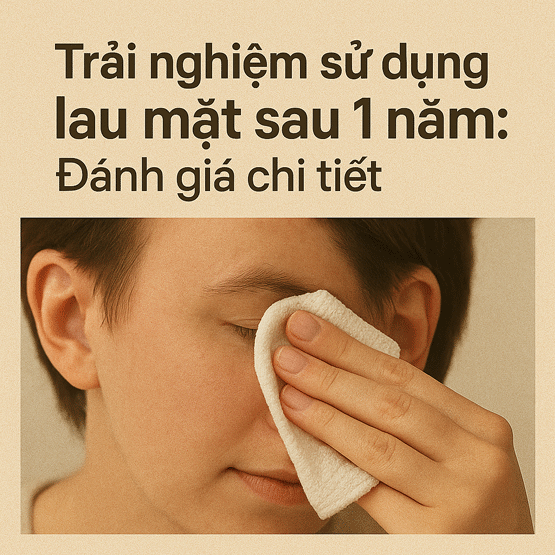 Trải nghiệm sử dụng lau mặt sau 1 năm: Đánh giá chi tiết