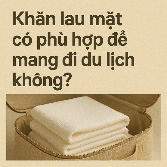 Khăn lau mặt có phù hợp để mang đi du lịch không?