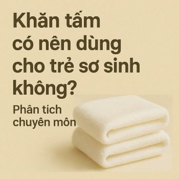 Khăn tắm có nên dùng cho trẻ sơ sinh không? Phân tích chuyên môn