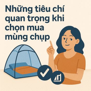 Những tiêu chí quan trọng khi chọn mua mùng chụp