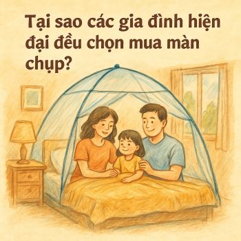Tại sao các gia đình hiện đại đều chọn mua màn chụp?