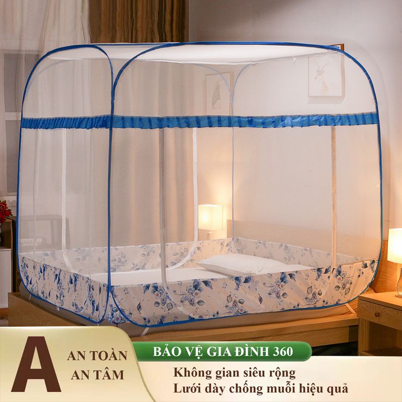 Màn chụp tự bung đỉnh rộng Bình Minh – Gọn nhẹ, thoáng mát, chống muỗi hiệu quả