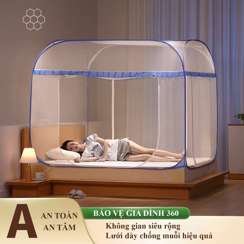 Mùng Ngủ Gấp Gọn Bình Minh - Bảo Vệ Toàn Diện Khỏi Muỗi