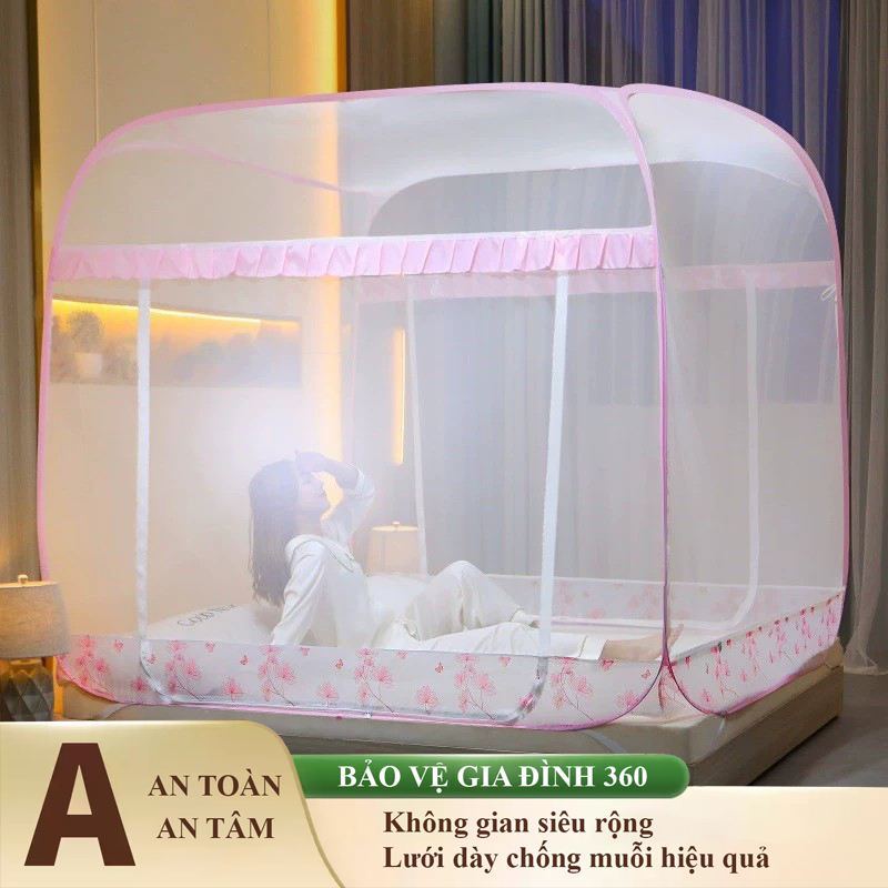Mùng Tự Bung Bình Minh - Màn Chống Muỗi Gấp Gọn Thông Minh Cao Cấp