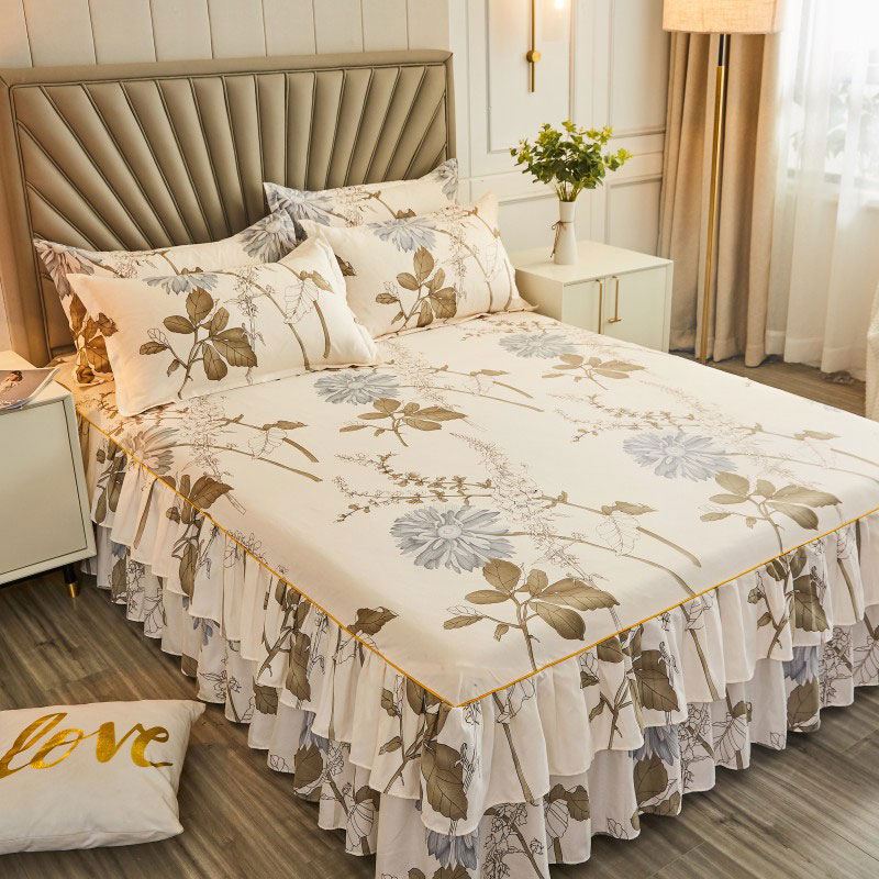 Bộ chăn ga trải giường đồng bộ cả vỏ gối
