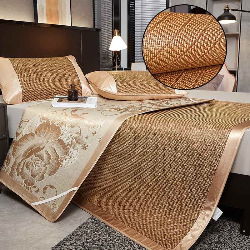 Chiếu Mây Điều Hòa Cao Cấp Có Viền Lụa - Mát Mẻ, Thoáng Khí, Đủ Mọi Kích Thước
