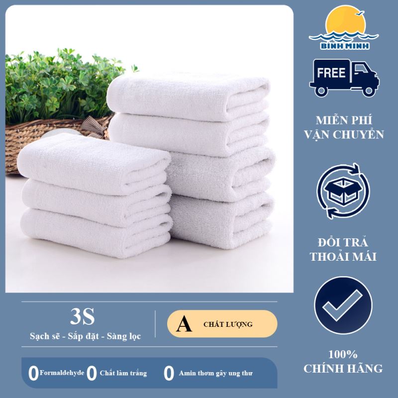 Khăn tắm cao cấp vải bông mềm loại dùng 1 lần