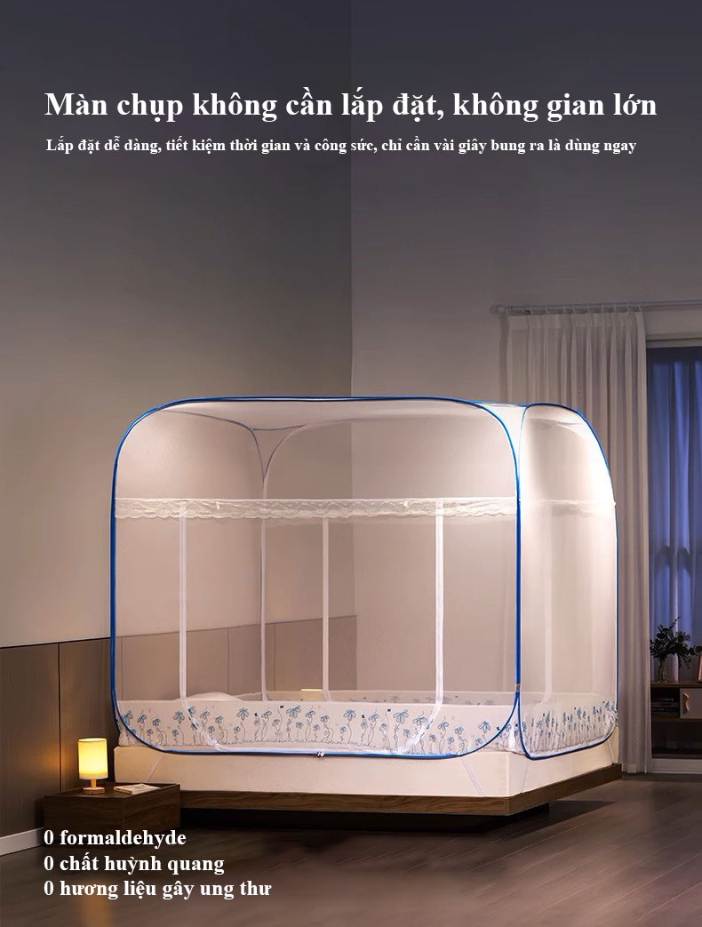 Màn chụp chống muỗi tự bung gấp gọn bình minh
